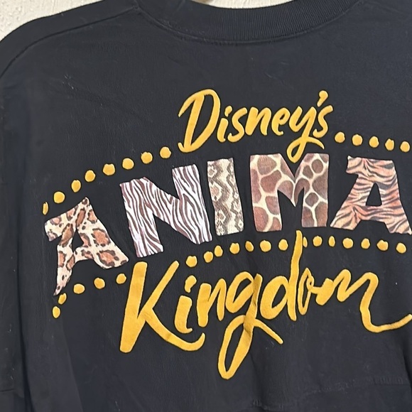 Walt Disney World Animal Kingdom spirit jersey black leopard print Size XS - Picture 5 of 7